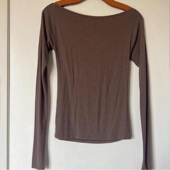 Joah Brown long sleeved square neck m/l - Picture 3 of 4